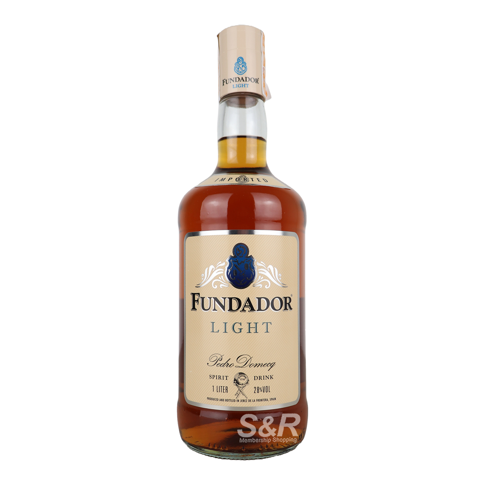 Fundador Light Brandy 1L Fundador Light Brandy 1L